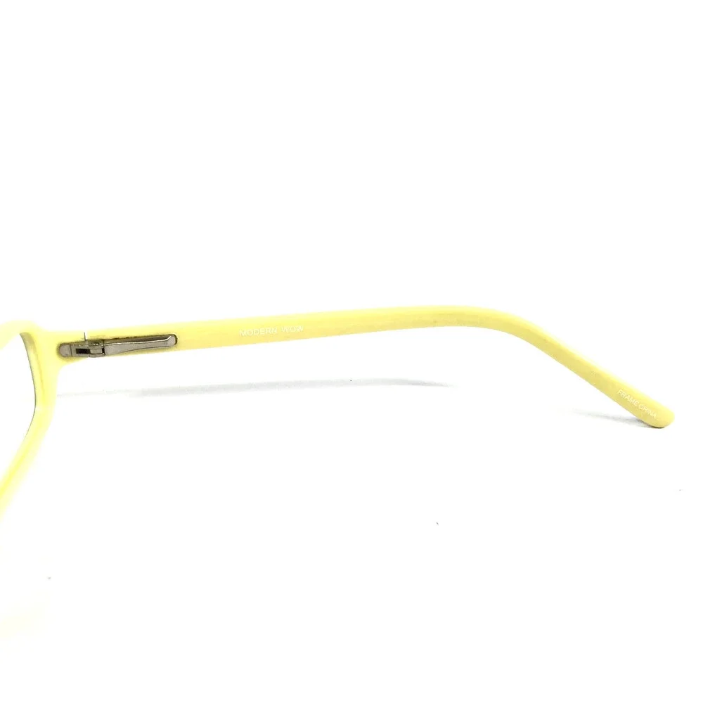 Modern Petite Eyeglasses Frames WOW BLACK/LIME Oval Black Neon Green 51-16-140